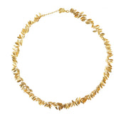Gouden Blaadjes Ketting