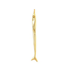 Gouden vis bedel 