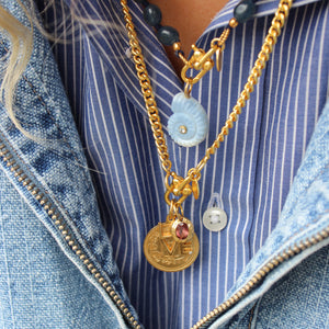Gouden Bedels aan Ketting 