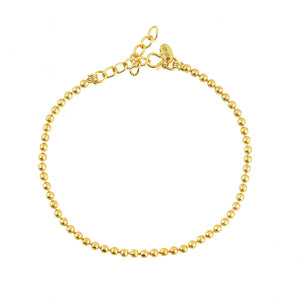 Gouden Enkelbandje Balletjes