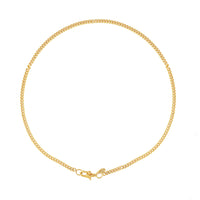 Gouden Gourmet Ketting Met Slot