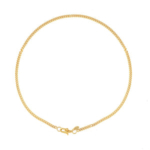 Gouden Gourmet Ketting Met Slot