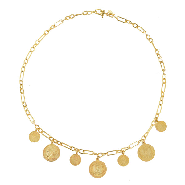 Gouden Ketting met munten