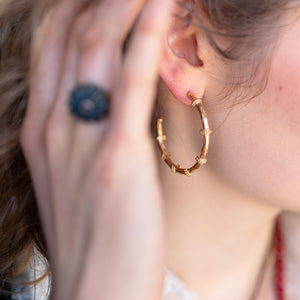 Gouden Oorbellen Met Design