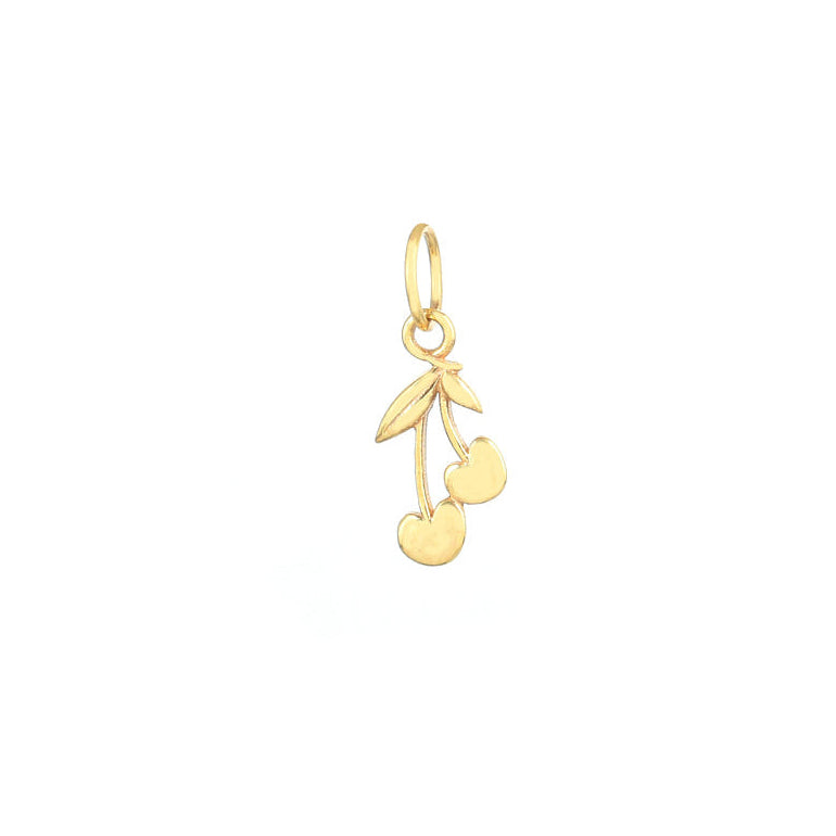 Gouden kersen bedel