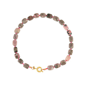 Handgeknoopte Edelstenen Ketting Agaat