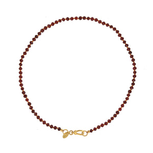 Handgeknoopte Granaat Edelstenen Ketting