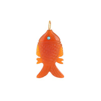 Handgeslepen Carneool Vis Bedel