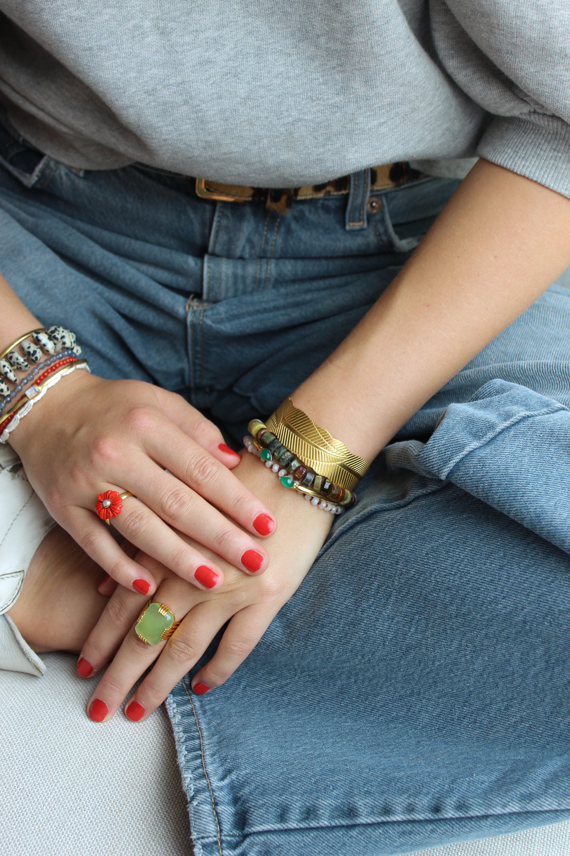 Golden Bangle Bracelet