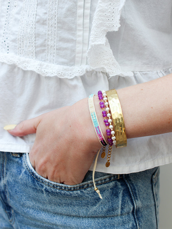 Gouden Cuff armband