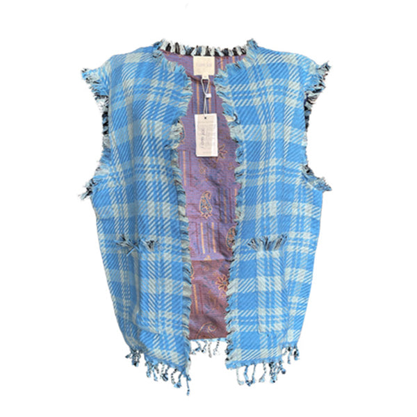 Naveen Gilet Blauw Reversable