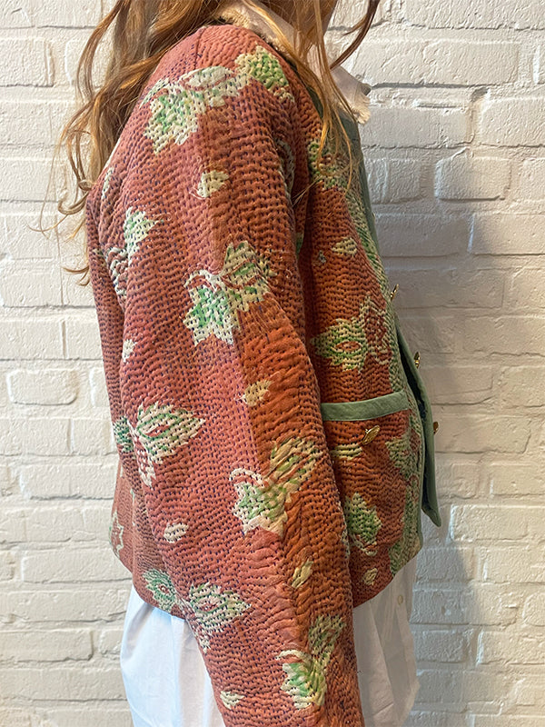 One-of-Kind Kantha Jasje Roestbruin