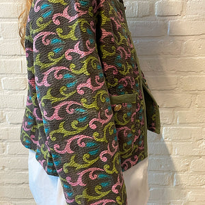 One-of-Kind Kantha Jasje Groen/Roze