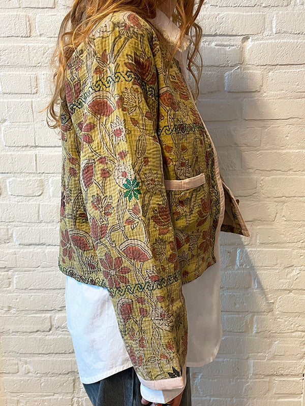 One-of-Kind Kantha Jasje Oker