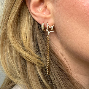 Festive Chain Star Earrings