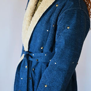 Denim Kimono with Studs