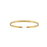 Iamjai Tekst Armband Gouden Bangle 