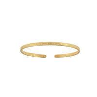 Iamjai Tekst Armband Gouden Bangle 
