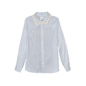 Isika Oversized Blouse Blauw