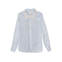 Isika Oversized Blouse Blauw