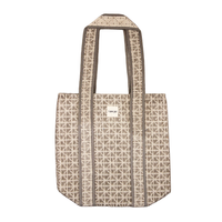 Jacquard Shopper Beige