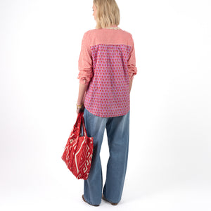 Jacquard Shopper Rood