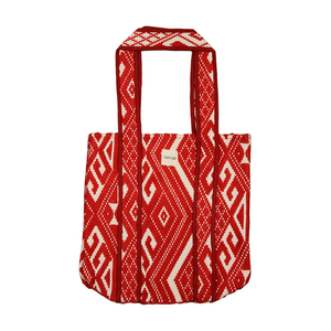 Jacquard Shopper Rood
