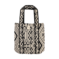 Jacquard Shopper Zwart