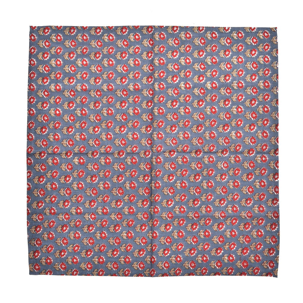 Katoenen Servetten Bloem Blauw