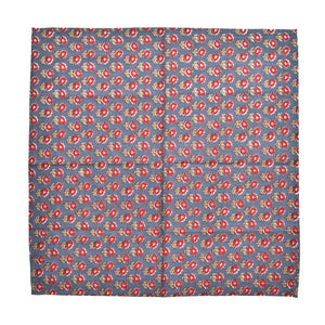 Katoenen Servetten Bloem Blauw