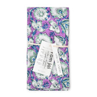 Katoenen Servetten Bloem Paars