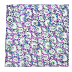 Katoenen Servetten Bloem Paars