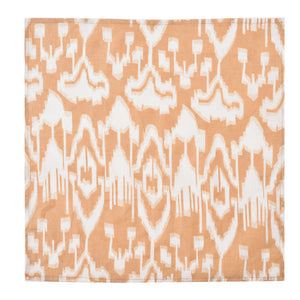 Katoenen Servetten Ikat Bruin