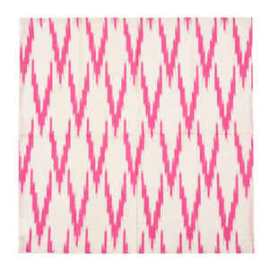 Katoenen Servetten ikat roze