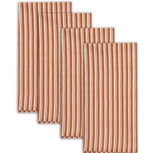 Katoenen Streep Servetten Bruin