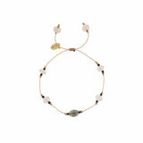Koord Armband Met Edelstenen Rozenkwarts