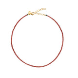 Koord Ketting Donkerrood