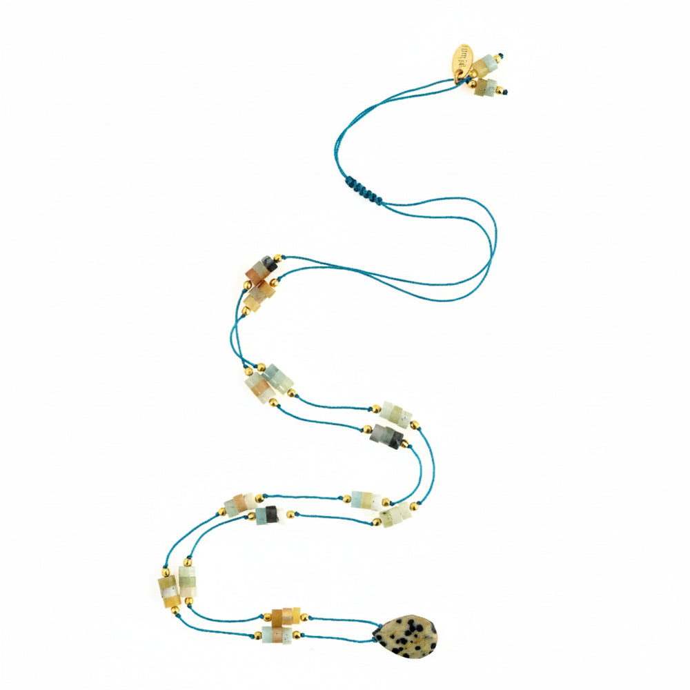 Koord Ketting Met Edelstenen Dalmatiër