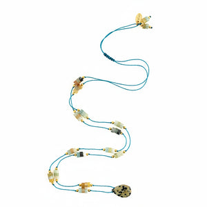 Koord Ketting Met Edelstenen Dalmatiër