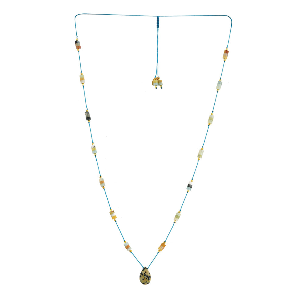 Koord Ketting Met Edelstenen Dalmatiër