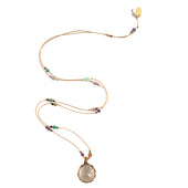 Koord Ketting Met Edelstenen Rookkwarts