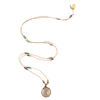 Koord Ketting Met Edelstenen Rookkwarts