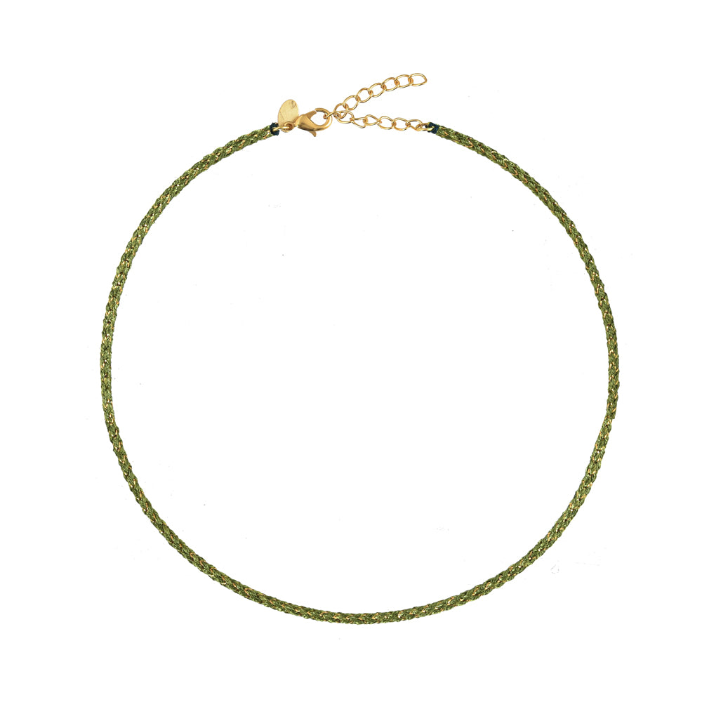 Koord Ketting Olijfgroen
