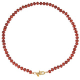 Koraal Ketting Handgeknoopt Donut