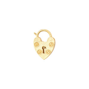 Small Heart Lock Gold plated, for woman