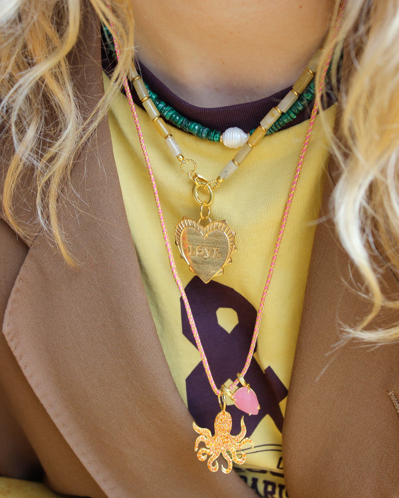 Licht_Roze_Koord_Ketting_Met_Slotje