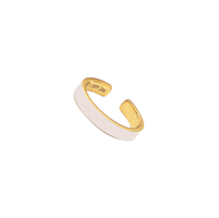 Lichtroze Emaille Ring