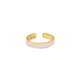 Lichtroze Emaille Ring