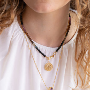 Lucky Coin en Amethist Bedel