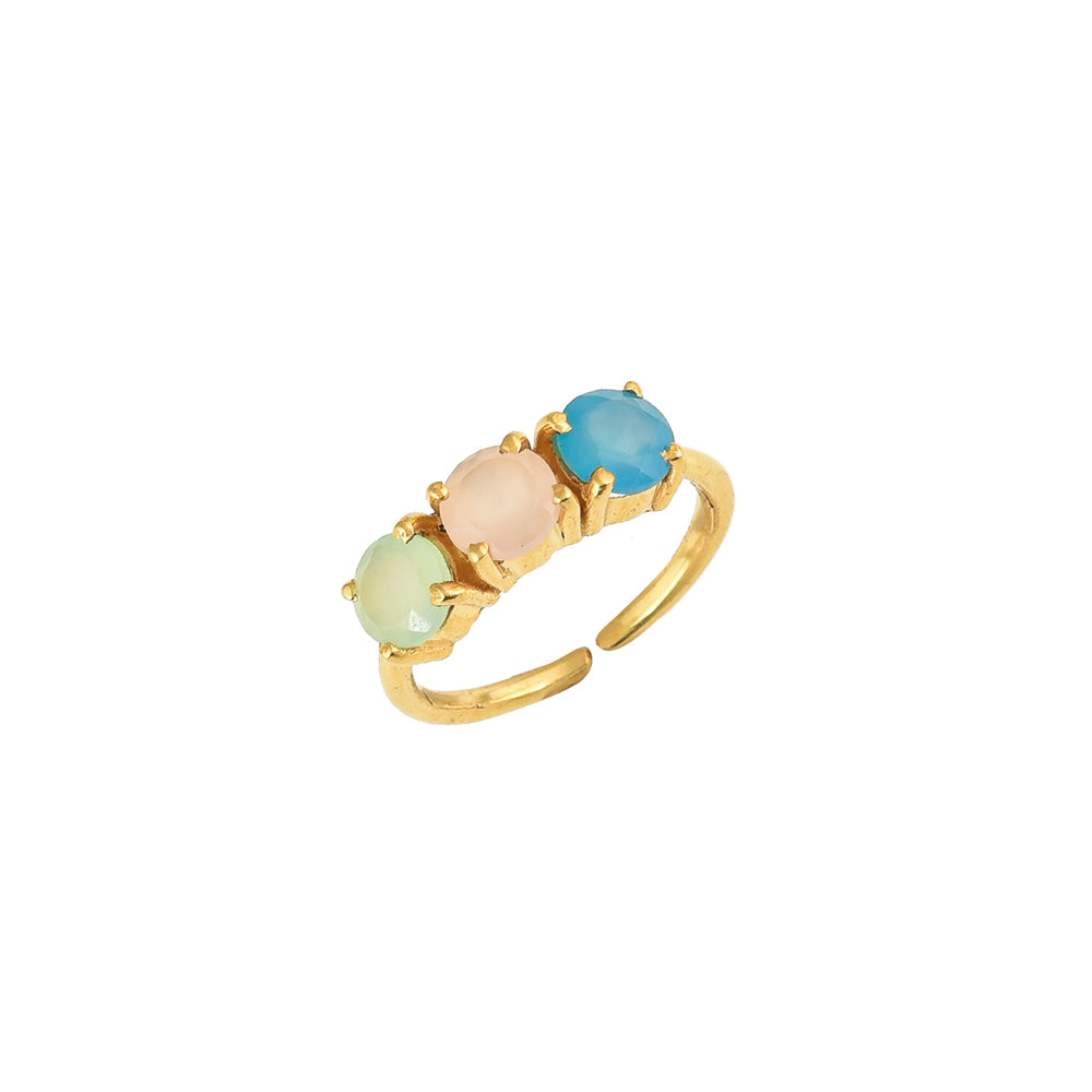 Gouden Multi Jade Ring